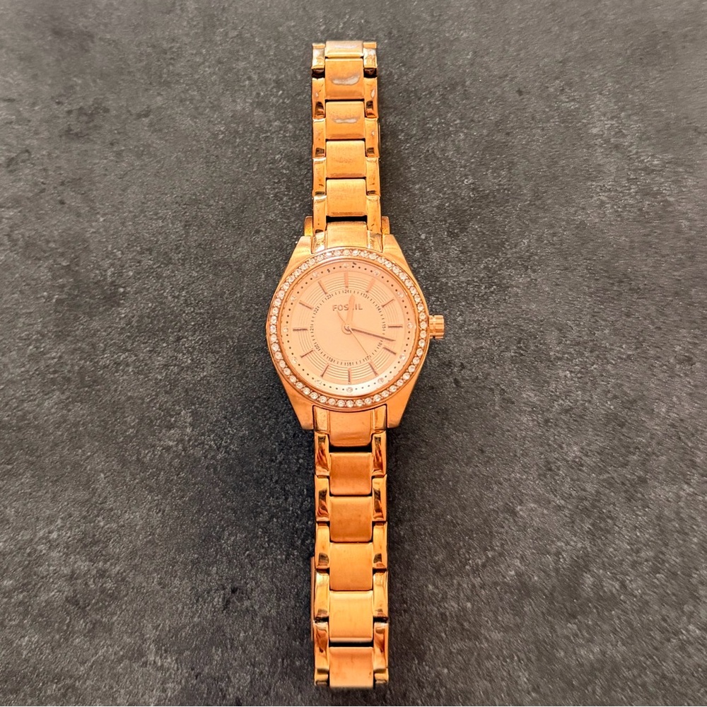 Fossil Rose Gold-Tone Watch